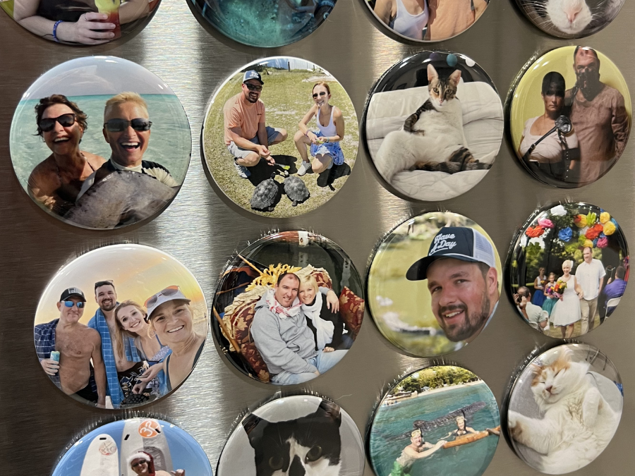 Custom Photo Magnets Round 2.25"