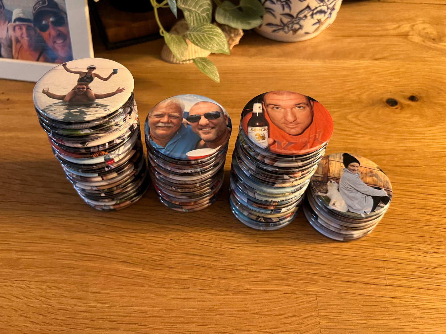 Custom Photo Magnets Round 2.25"