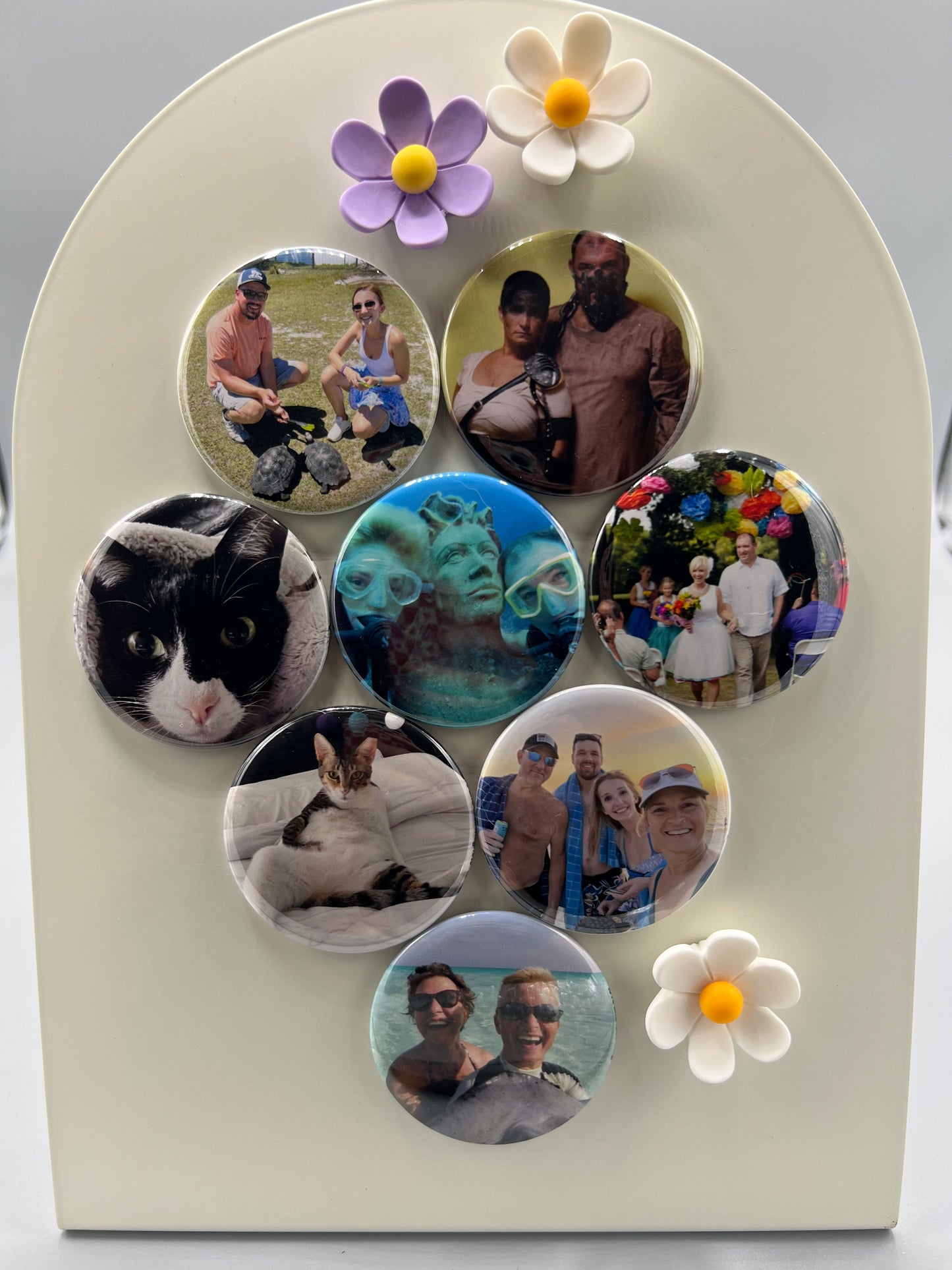 Custom Photo Magnets Round 2.25"