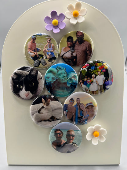 Custom Photo Magnets Round 2.25"
