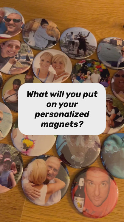 Custom Photo Magnets Round 2.25"